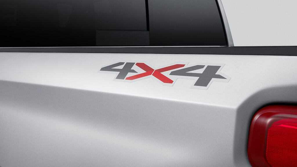 Calcomanía 4x4 para el exterior de tu camioneta, Chevrolet Silverado Turbo 2024 